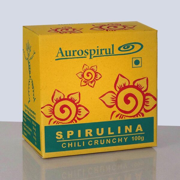 Aurospirul Sun Dried Spirulina with Chili Crunchy -100g