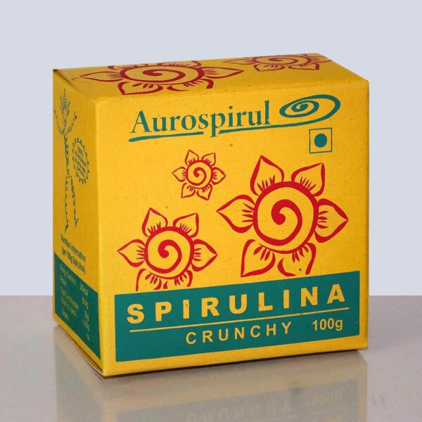 Aurospirul Sun Dried Spirulina - 100g Crunchy
