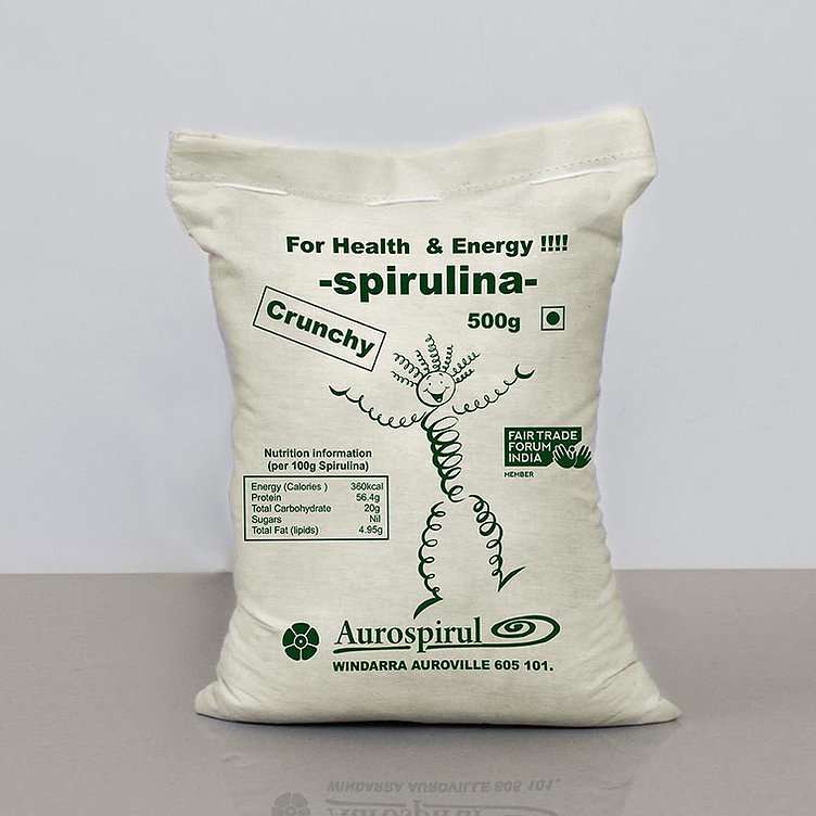 Aurospirul Sun-Dried Spirulina Crunchy - 500g