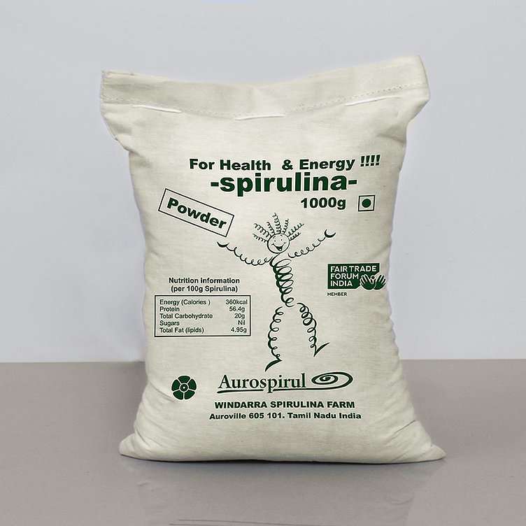 Aurospirul Sun Dried Spirulina Powder - 1kg