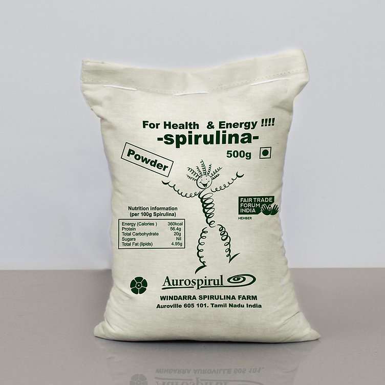 Aurospirul Sun Dried Spirulina - 500g Powder