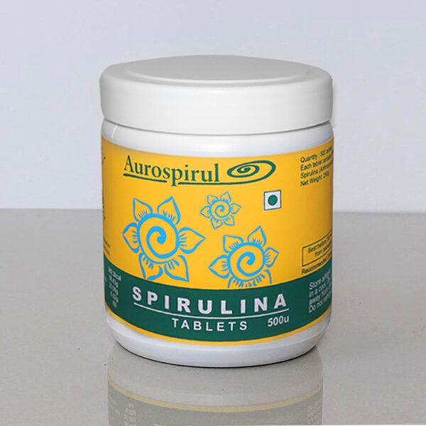 Aurospirul Sun-Dried Spirulina - 500 Tablets