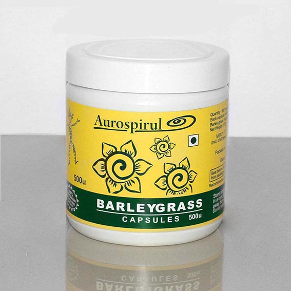 Aurospirul Organic Certified Barleygrass - 500 Veg Capsules