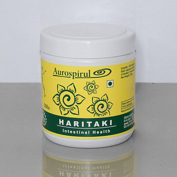 Aurospirul organic certified Haritaki - 500 Veg Capsules