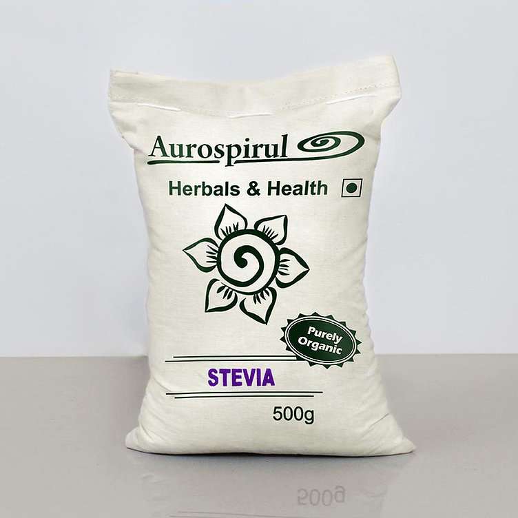 Aurospirul Organic Certified Stevia - 500g Powder