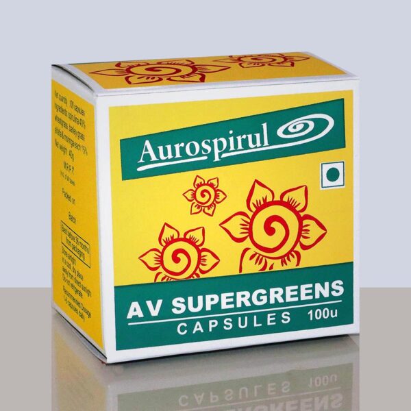 Aurospirul Av Supergreens  - 100 Veg Capsules