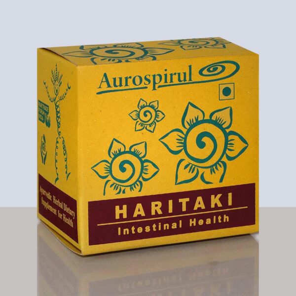 Aurospirul Organic Certified Haritaki - 100 Veg Capsules