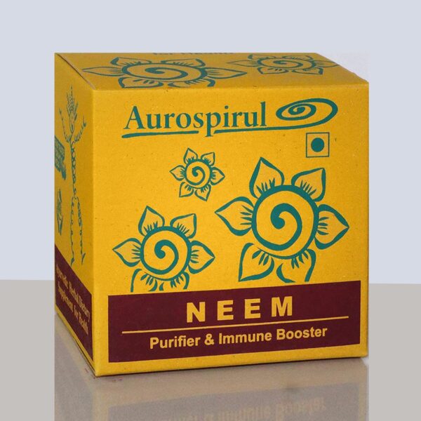 Aurospirul Organic Certified Neem - 100 Veg Capsules