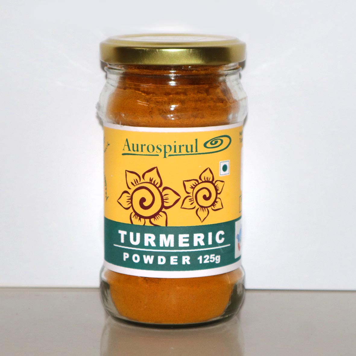 Aurospirul Organic Certified Turmeric – 125g Powder