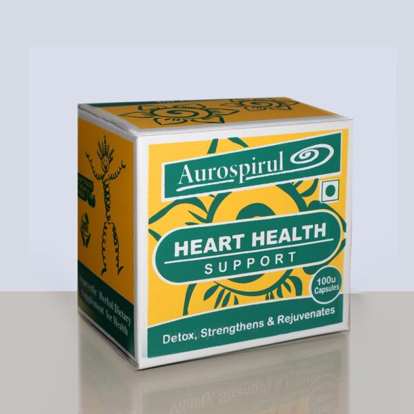 Aurospirul Heart Health Support – 100 Veg Capsules