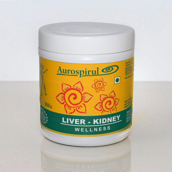 Aurospirul Liver – Kidney Wellness – 500 Veg Capsules